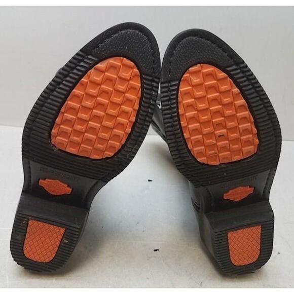 Vintage HARLEY-DAVIDSON Western Style Leather Boots-Size 6.5 - Picture 4 of 5